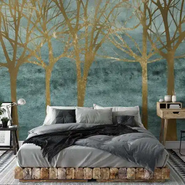 Oferta Tapeta na ścianę - GOLD OF WOODS