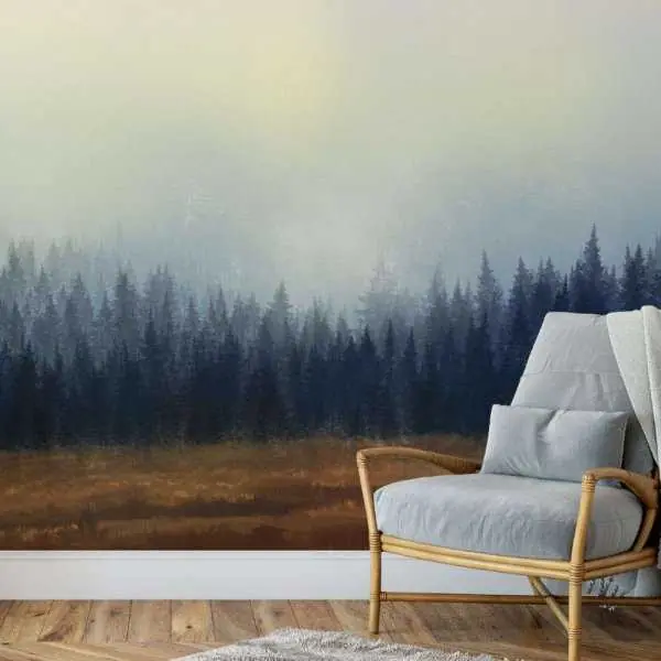 Tapeta na ścianę - FOREST PAINTING Nie przegap
