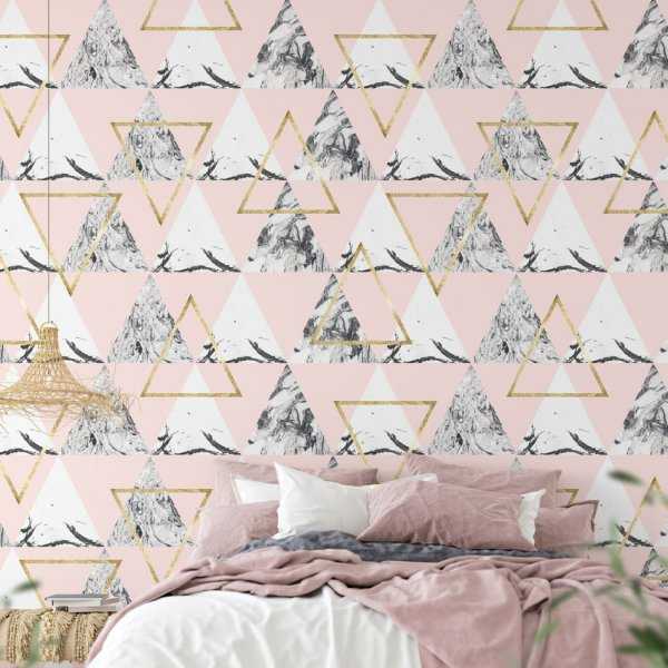 Dodaj do koszyka Tapeta na ścianę - PASTEL MARBLE PINK