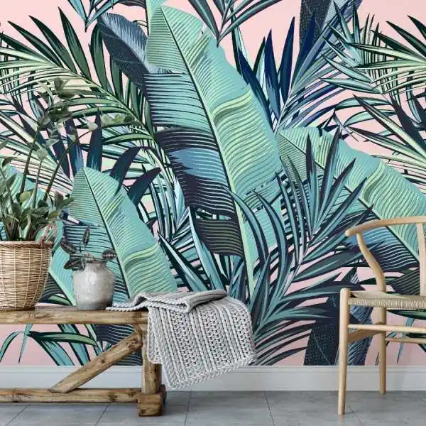 Najlepsza cena Tapeta na ścianę - FASHION PALMS