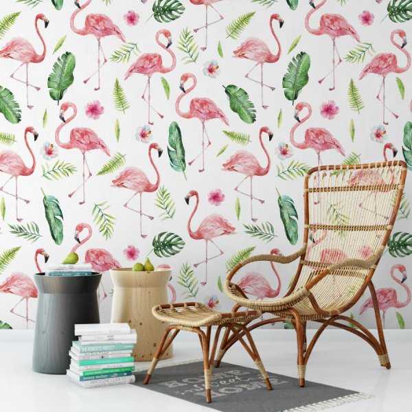Tapeta na ścianę - FLAMINGO GARDEN Nowy