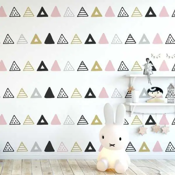 Kup teraz Tapeta dziecięca - TRIANGLE PATCHWORK