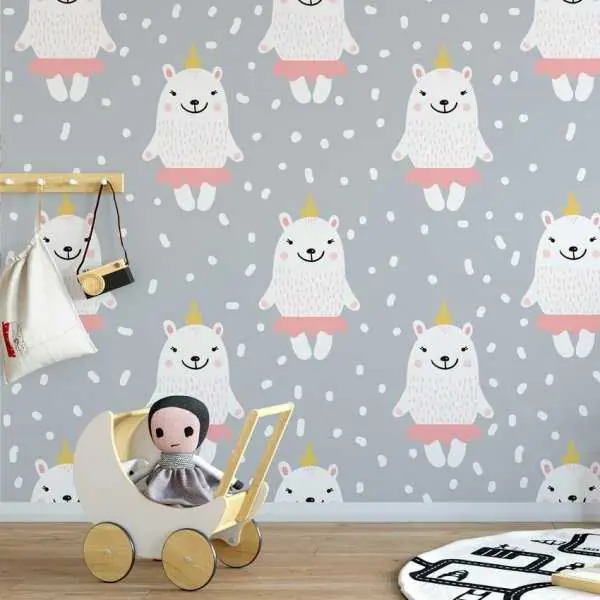 Hit cenowy Tapeta dziecięca - PRINCESS BEAR