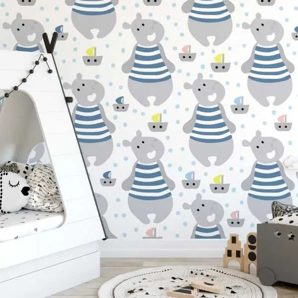 Niska cena Tapeta dziecięca - HIPPO ART