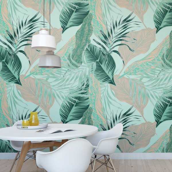Hit cenowy Tapeta na ścianę - PASTEL TROPICS