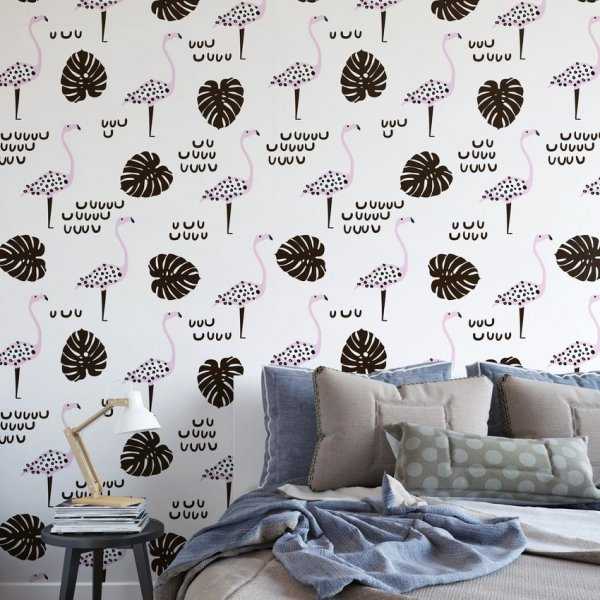 Tapeta na ścianę - FLAMINGO ART Nowość