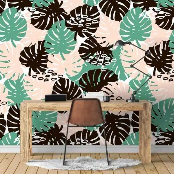 Tapeta na ścianę - CRAZY MONSTERA Niska cena