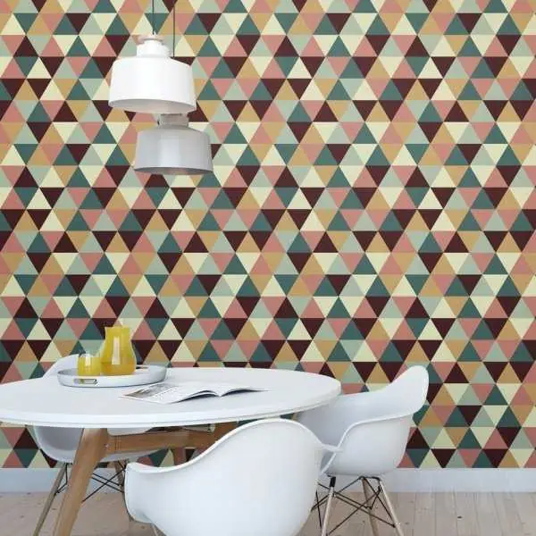 Tapeta na ścianę - Colorized Triangles Oferta czasowa