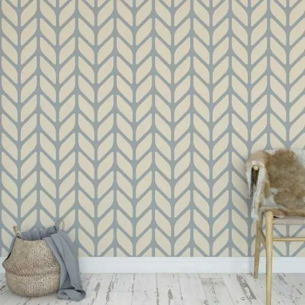 Niska cena Tapeta na ścianę - Chevron Bamboo