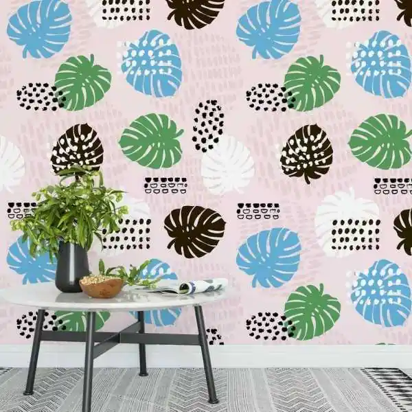 Tapeta na ścianę - Artistic Monstera Promocja