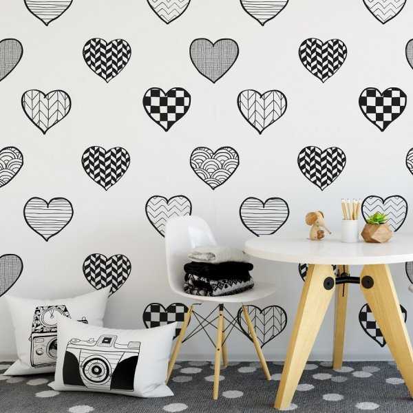 Tylko do końca tygodnia Tapeta dziecięca - PATCHWORK HEARTS