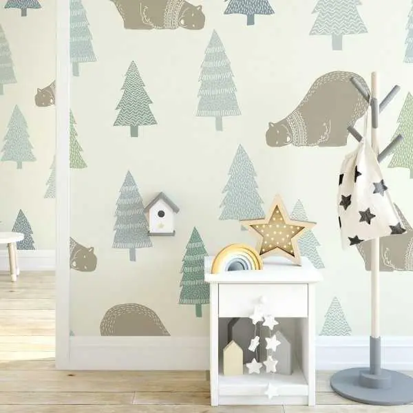 Oferta czasowa Tapeta dziecięca - SLEEPING BEARS
