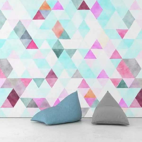 Darmowa dostawa TRIANGLE ICE - Tapeta na ścianę