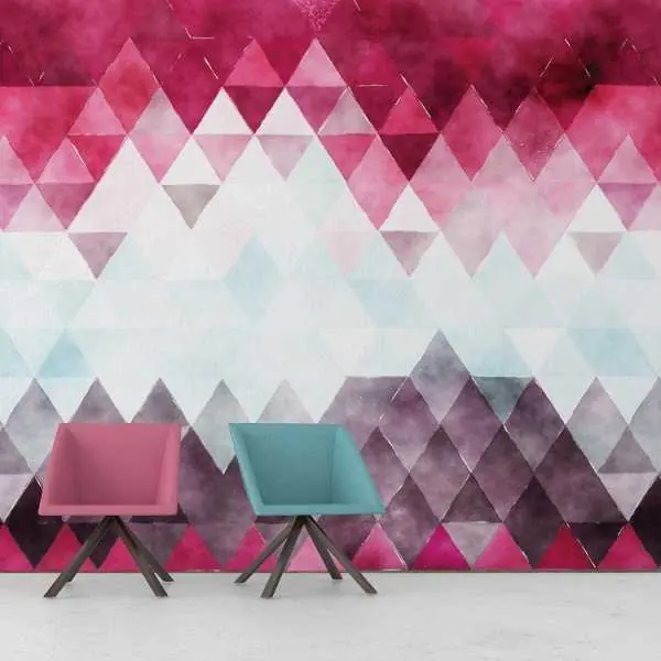 PINK TRIANGLE POWER - Tapeta na ścianę Hit sprzedaży