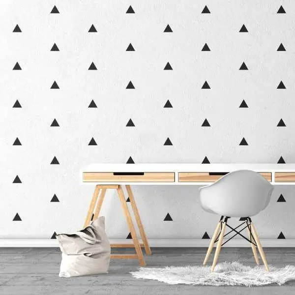 SCANDI TRIANGLE ART - Tapeta ścienna Zniżka