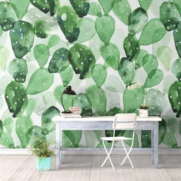 Popularny CACTUS POWER - Tapeta ścienna