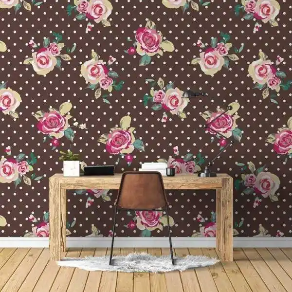 CHOCOLATE ROSES - Tapeta ścienna Łatwy zwrot