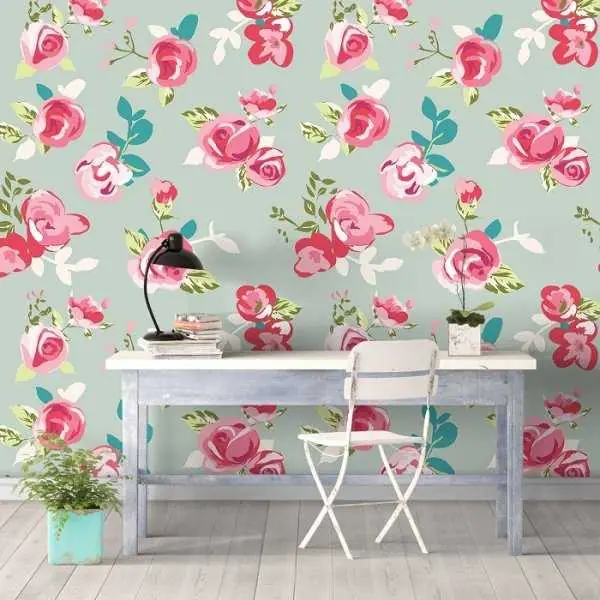 SHABBY CHIC ROSES - Tapeta ścienna Wybór klientów