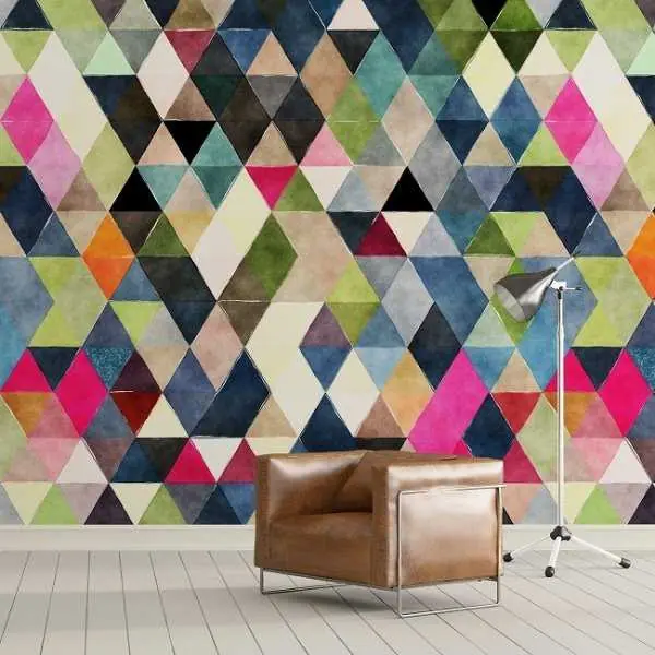Ograniczona ilość TRIANGLE ART - Tapeta na ścianę