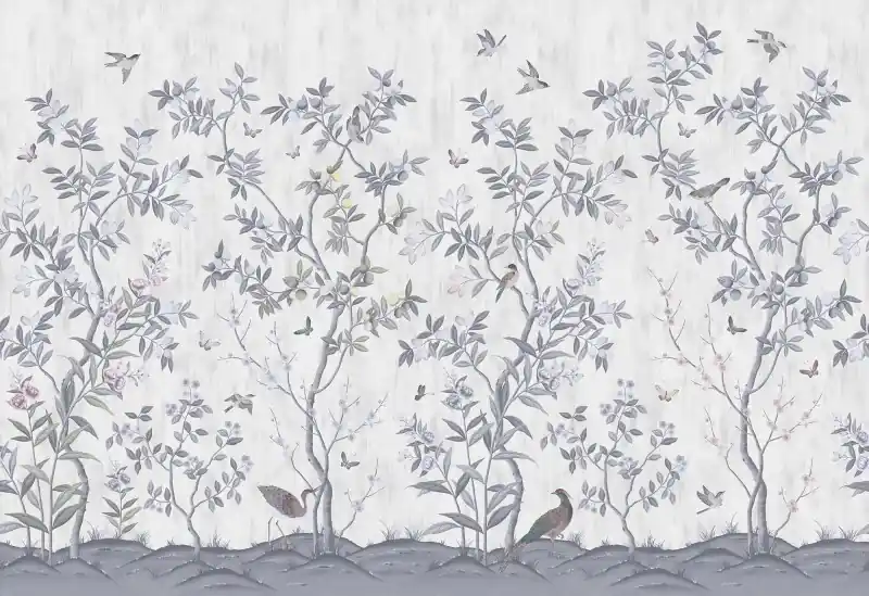 Zamów dziś MURAL R16741 La Chinoiserie - Chinoiserie Chic, Pearl Gray