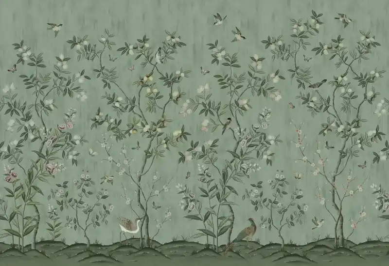 MURAL R16742 La Chinoiserie - Chinoiserie Chic, Jade Bestseller