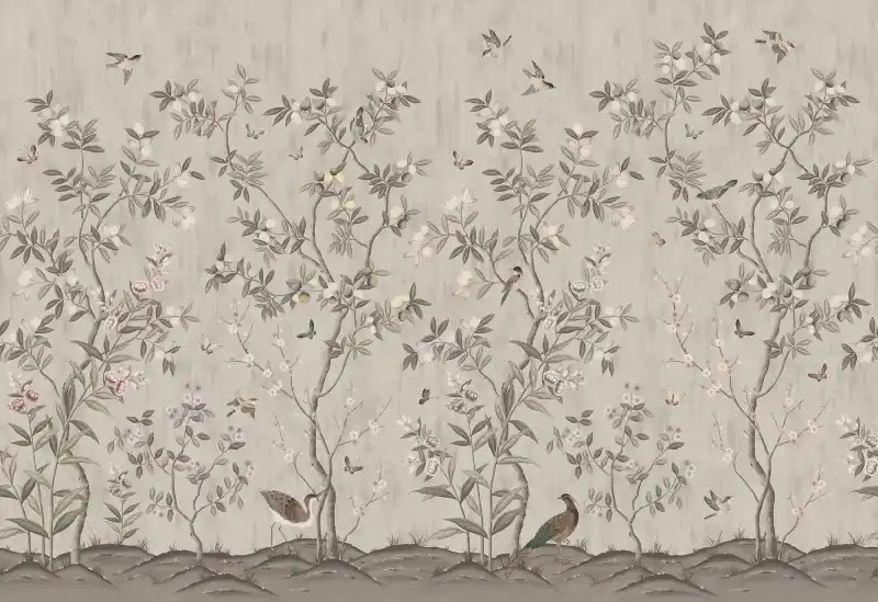 MURAL R16743 La Chinoiserie - Chinoiserie Chic, Powder Beige Nowość