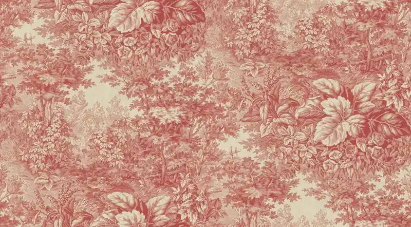 MURAL S10401 Tidlosa - Forest Toile, Red Bestseller