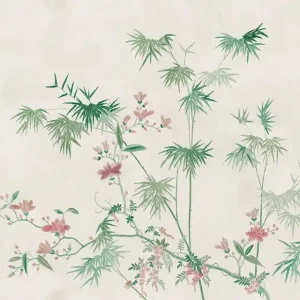 Wyjątkowa oferta MURAL S10420 Chinoiserie Garden - Bamboo Grove, Green