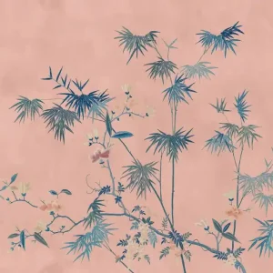 MURAL S10422 Chinoiserie Garden - Bamboo Grove, Pink Kup teraz