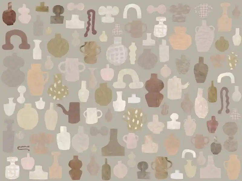 MURAL 654-21 Familj II - Emilia Ilke clay Nowy