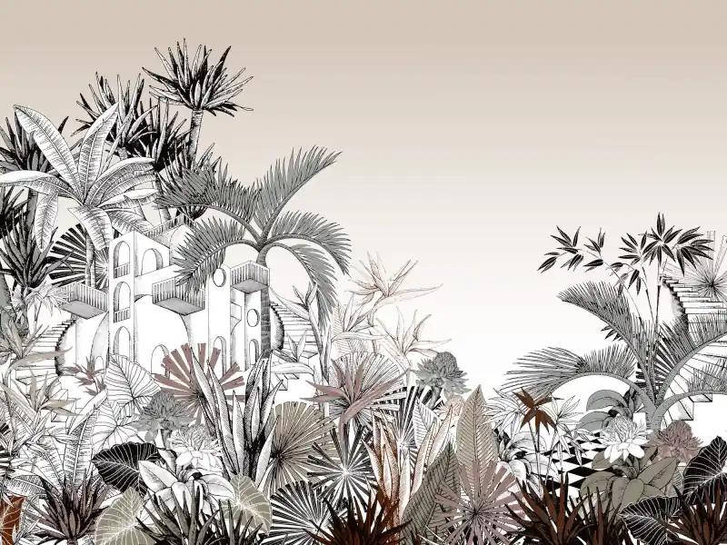Mural 688139 Tropical House Popularny