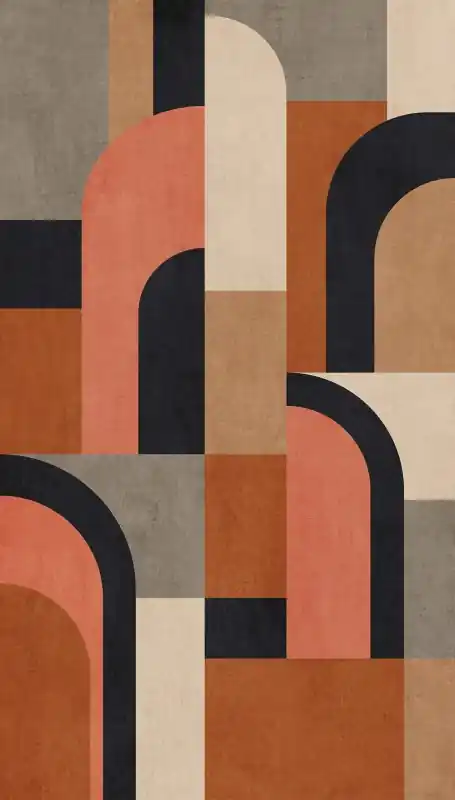 Kup online MURAL A51901 MODERNISM SHAPES - ONE ROLL ONE MOTIF
