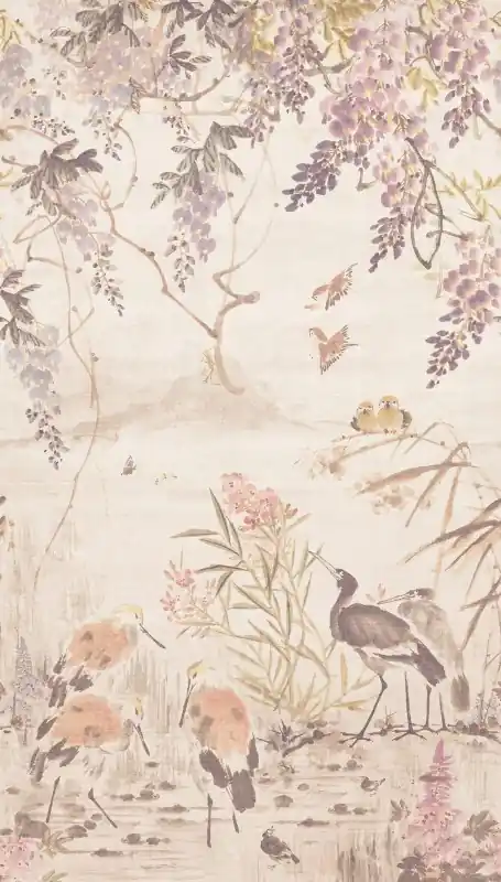 Nowość MURAL A52302 JAPANESE GARDEN - ONE ROLL ONE MOTIF