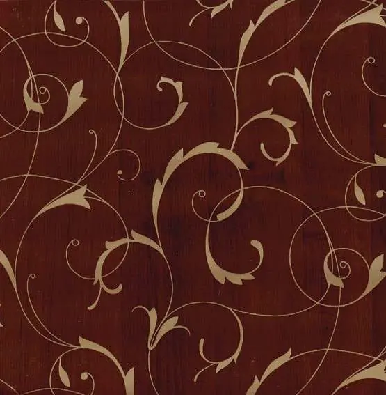 Nie przegap Okleina Meblowa 10645 / Gekkofix scroll overprint brown/gold szer 90 cm