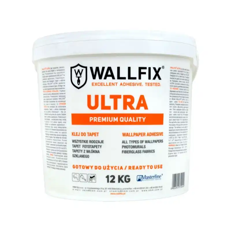 WALLFIX ULTRA 12 KG GOTOWY KLEJ DO TAPET na flizelinie Najlepsza cena