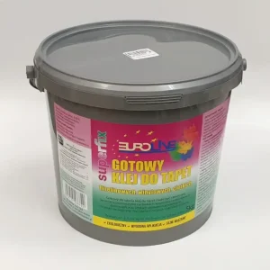 EUROLINE SUPERFIX 5 KG GOTOWY KLEJ DO TAPET na flizelinie Popularny