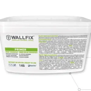 Profesjonalny grunt WALLFIX PRIMER SEALER 1 kg do niechłonnych powierzchni Bezpieczna płatność