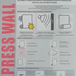 Oferta Tapeta WALLPAPER - EXPRESS WALL 480g 100cm x 10m. FLIZELINOWY PODKŁAD DO MALOWANIA