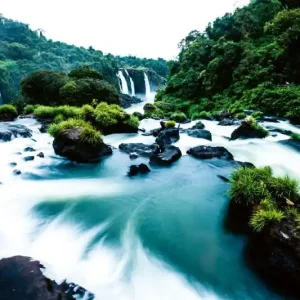 Łatwy zwrot Fototapeta na flizelinie MS-5-3177 Wodospady Iguassu, Argentyna 375 x 250 cm