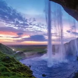 Fototapeta na flizelinie MS-5-3200 Seljalandsfoss, Islandia 375 x 250 cm Wyprzedaż