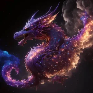 Wyjątkowa oferta Fototapeta na flizelinie MS-5-AI-0010 Purple Dragon 375 x 250 cm