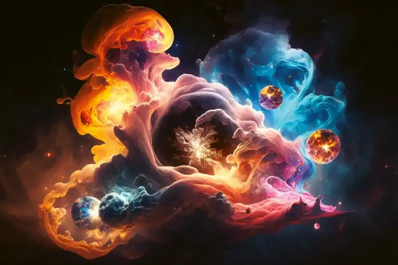 Fototapeta na flizelinie MS-5-AI-0017 Space Smoke 375 x 250 cm Ekspresowa dostawa