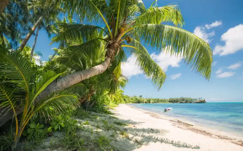 Darmowa dostawa FotoTAPETA na flizelinie SHX9-109 Fiji Dreams Boat