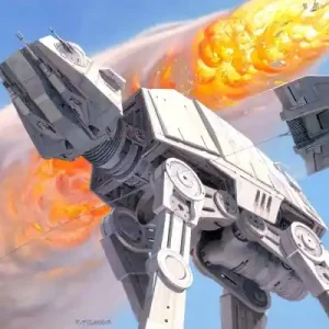 FOTOTAPETA DX10-053 Star Wars Classic RMQ Hoth Battle AT-AT Tylko do końca tygodnia