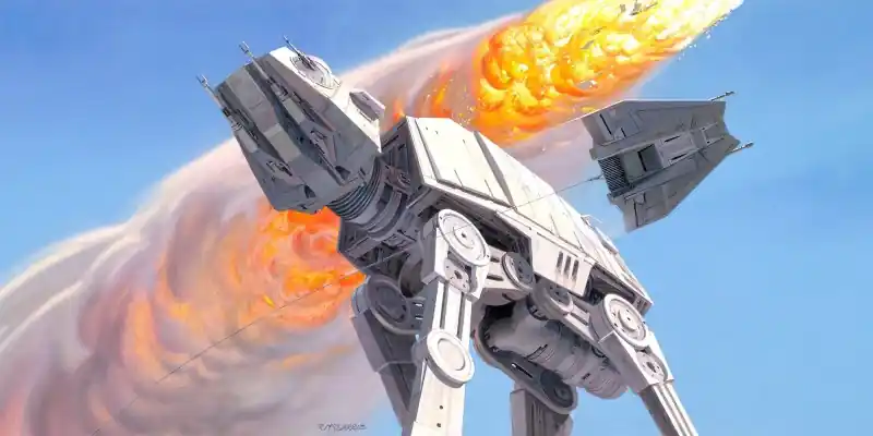 FOTOTAPETA DX10-053 Star Wars Classic RMQ Hoth Battle AT-AT Tylko do końca tygodnia