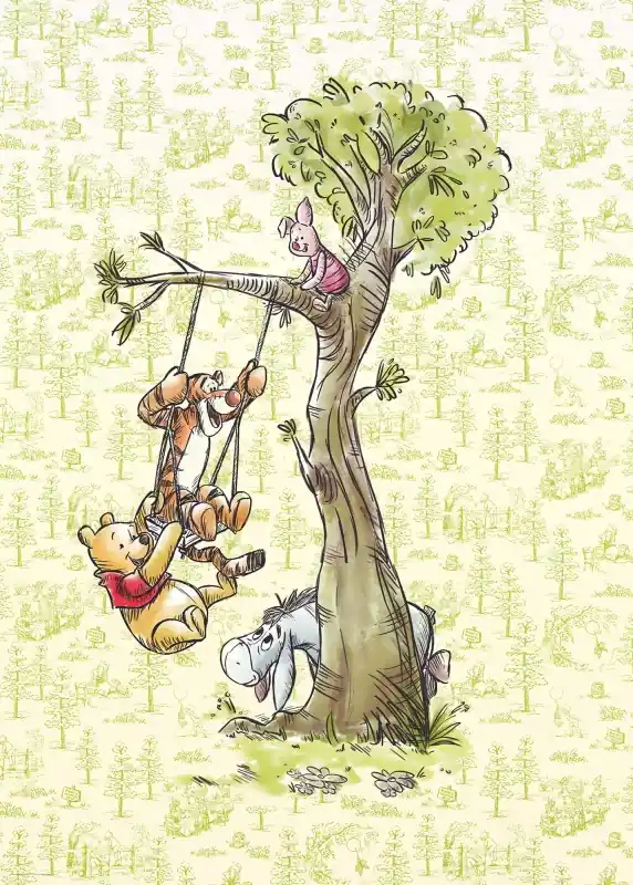 Dodaj do koszyka FOTOTAPETA DX4-017 Winnie Pooh in the wood