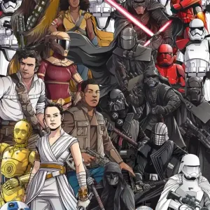 Nie przegap FOTOTAPETA DX4-075 Star Wars Retro Cartoon