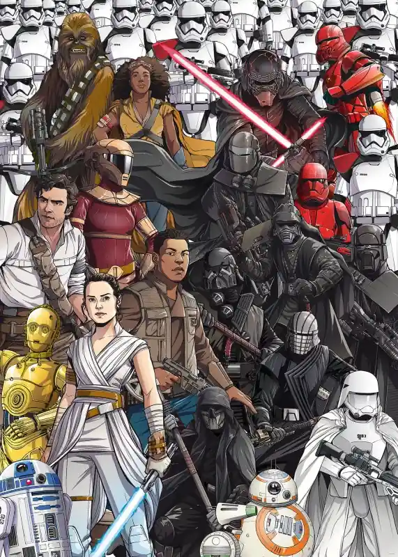 Nie przegap FOTOTAPETA DX4-075 Star Wars Retro Cartoon