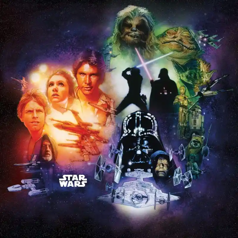 FOTOTAPETA DX5-044 Star Wars Classic Poster Collage Łatwy zwrot