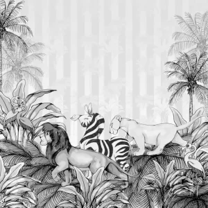 Cena promocyjna FOTOTAPETA DX6-009 Lion King Monochrome
